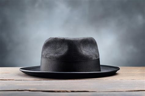 Premium Ai Image Vintage Accessory Classic Black Bowler Cap For