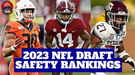 2023 Nfl Draft Safety Power Rankings Youtube