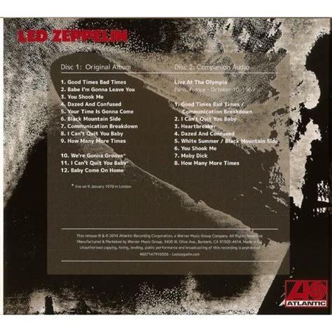 Led Zeppelin Deluxe Edition 2cd Digipak 2014 Sealed By Led Zeppelin Cd