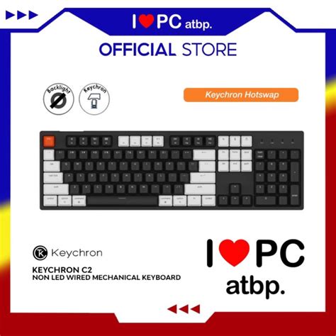 Keychron C Wired Mechanical Keyboard Full Keys Layout Non Led Keychron Mechanical Hot