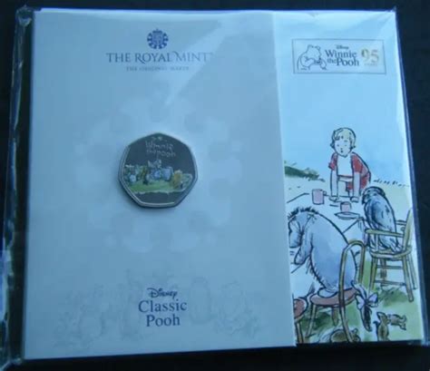 50P COIN 2021 WINNIE THE POOH AND FRIENDS ROYAL MINT PACK BUNC 10 00