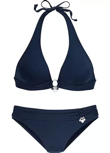 Dark Blue Triangle Bikini By S Oliver Swimwear