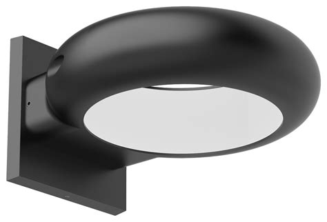 Vortex Exterior Wall Lamp Black Modern Outdoor Wall Lights And