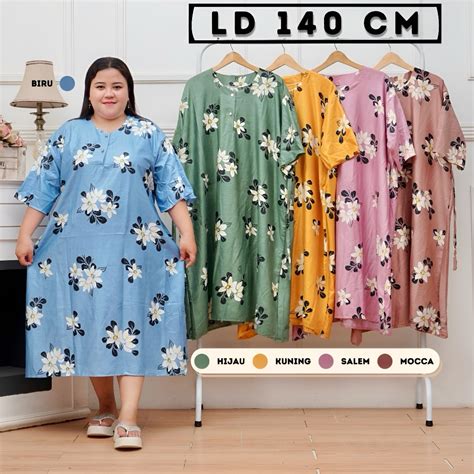 Jual Daster Jumbo Wanita Dress Korea Baby Doll Dress Ld Piyama