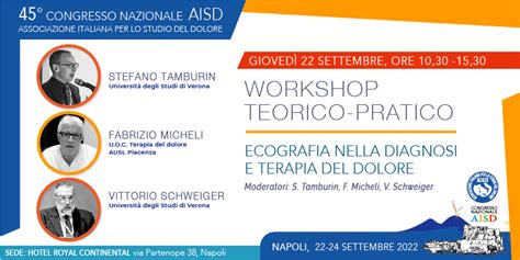 AISD Associazione Italiana Per Lo Studio Del Dolore Workshop