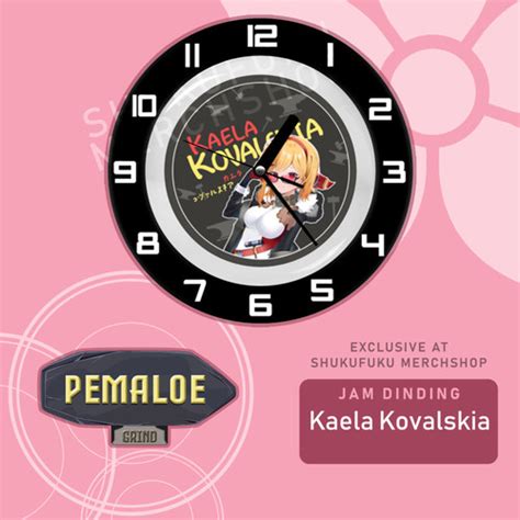 Jual Hololive Id Gen 3 Kaela Kovalskia Jam Dinding Kota Bandung