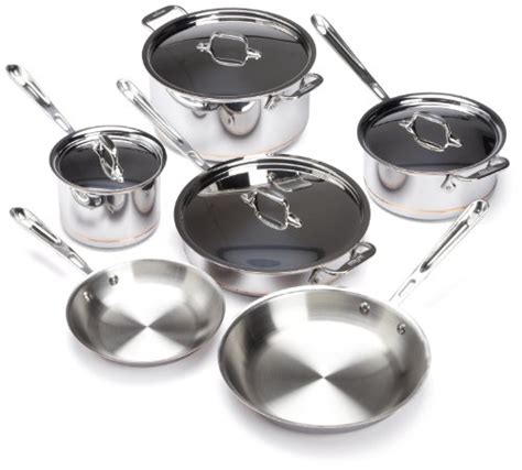 All Clad Copper Core 10 Piece Cookware | cookwareset