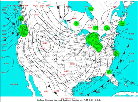 Surface Weather And Station Plots