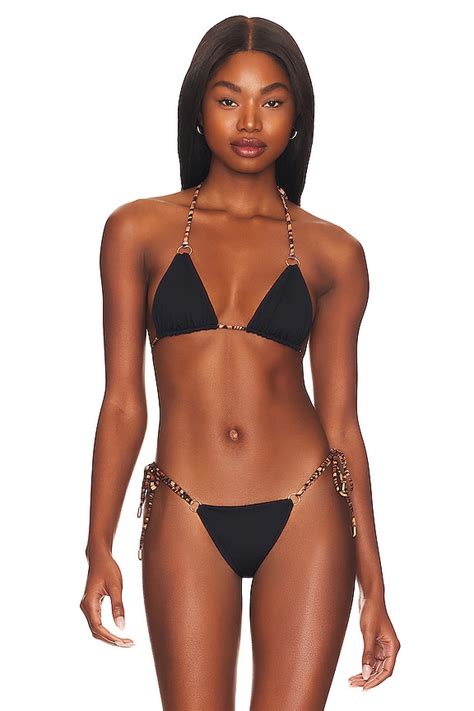 Indah Cherie Bikini Top In Black REVOLVE
