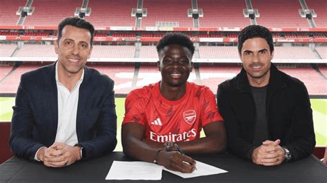 Wages And Length Bukayo Sakas New Arsenal Contract