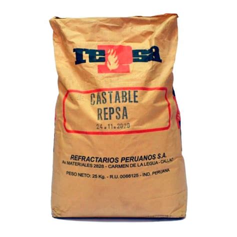 Cemento Refractario Castable Repsa Kg Maxima Temperatura C