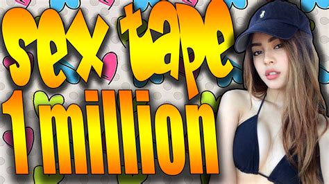 SEX TAPE AT MILLION SUBSCRIBERS YouTube