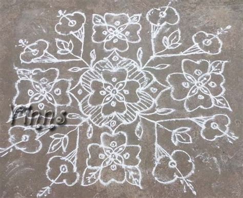 Bell Flower Kolam Vinns Kolam