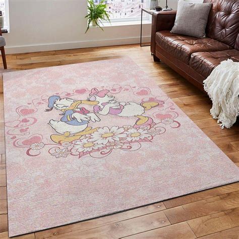 Donald Duck Falling In Love Carpet Area Rugs Lovely Product Uk