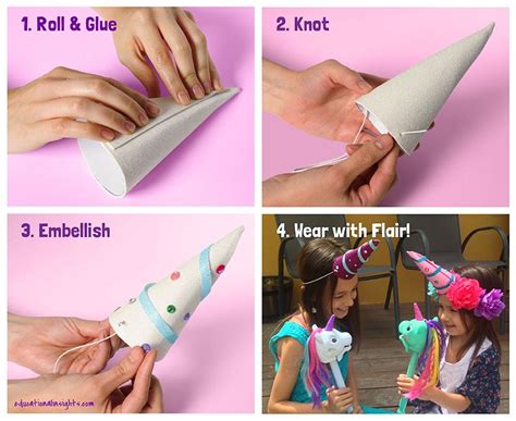 How To Make A Unicorn Horn Simple Hat Anyone Can Make Artofit