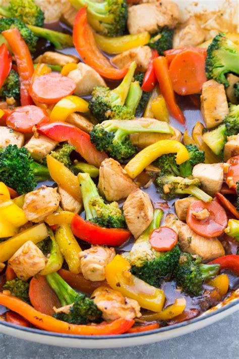 Chicken Stir Fry Easy And Healthy Recipe