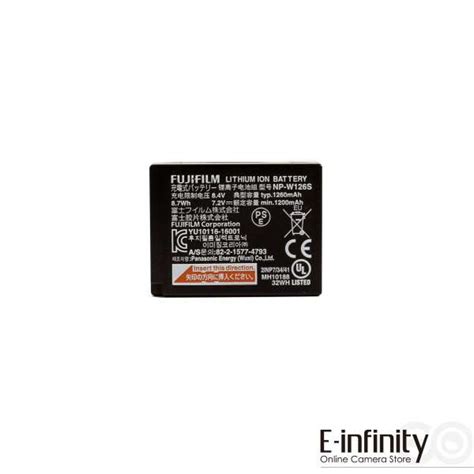 Buy Fujifilm NP W126S Li Ion Battery Pack For X T2 X Pro2 E Infinity