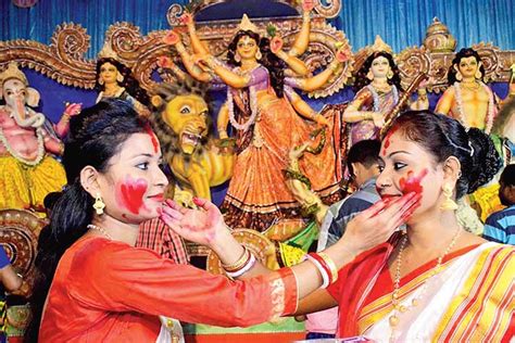 bengali rituals   durga puja anandabazar
