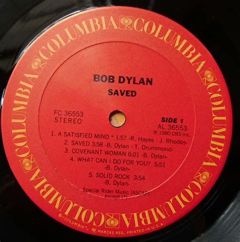 Bob Dylan - Saved - Used Vinyl - High-Fidelity Vinyl Records and Hi-Fi ...