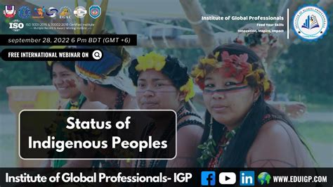 Status Of Indigenous Peoples YouTube