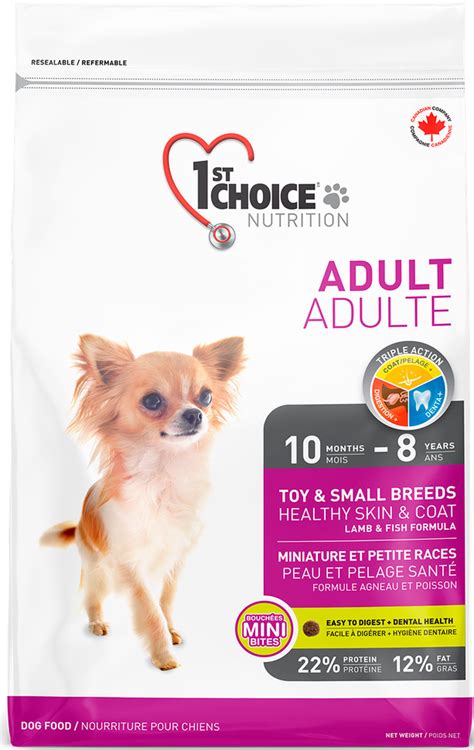 Корм 1st Choice Toy & Small Breeds, Healthy Skin & Coat для собак ...