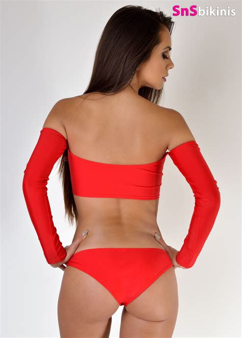 Hot Kylie Long Sleeves Maxi Bikini Shultop Longsleeve Bcve A Snsbikinis Online