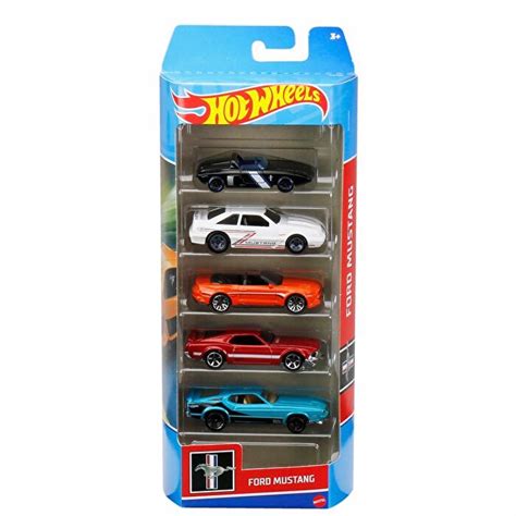 Hot Wheels Beşli Araba Seti Ford Mustang Hfv92 Armağan Oyuncak