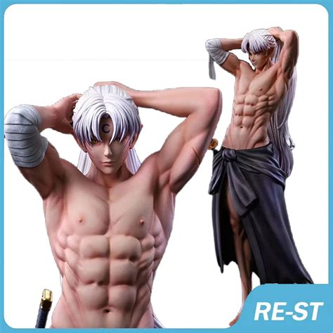NSFW Sengoku Otogizoushi InuYasha Sesshoumaru Sexy Nude Model PVC Anime Action Figure Toy Adults