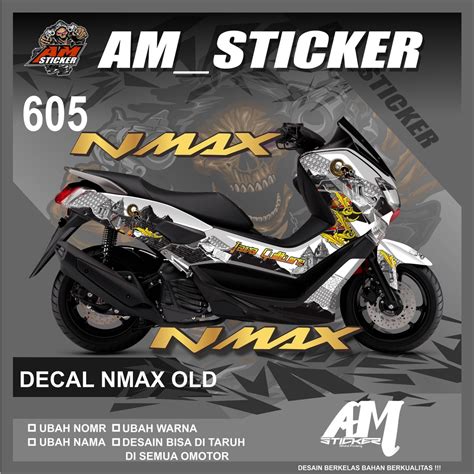 Jual Decal Full Body NMAX Lama Decal NMax Old Wayang Adat Jawa