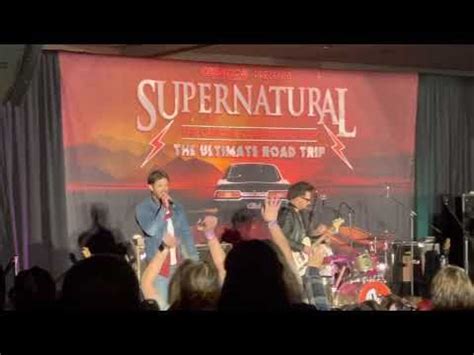 Supernatural Nj Jensen Ackles Singing Son Of A Bitch Saturday