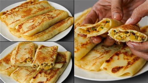 How To Make Egg Patishapta Roll Recipe Street Style Egg Paratha Roll