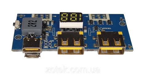 Плата повербанка 22W SW6208 SW6206 с LED дисплеем type-c PD QC3.0 ...