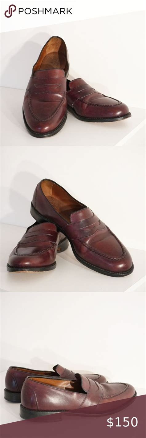 ALLEN EDMONDS Randolph Cordovan Red Penny Loafers Penny Loafers