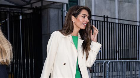 Amal Clooney's Dress-And-Coat Combos Are All The Cold-Weather Fashion Inspiration You Need