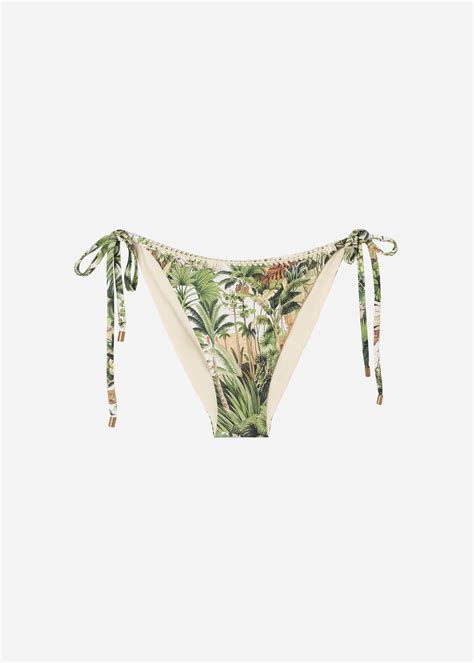 Panti De Bikini Tropical Con Cordones Savage Tropics Calzedonia