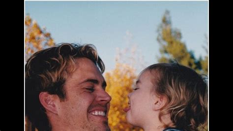 Photo Paul Walker Sa Fille Meadow Droite Prend La Pose Sur