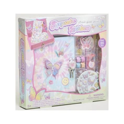 Hot Focus Tie Dye Butterfly Keepsake Lockbox Set 1 Unit Frys Food Stores