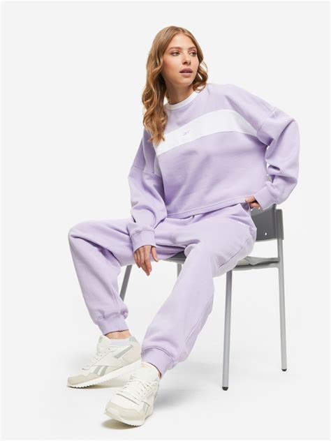 Спортивный костюм женский Reebok Poly Tracksuit лавандовый цвет ...