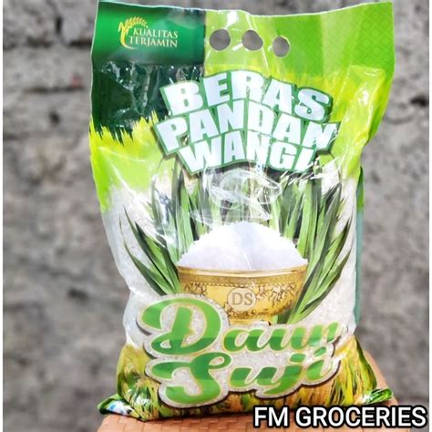 Jual Beras Pandan Wangi 5 L Beras Daun Suji 5 L Shopee Indonesia