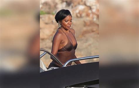 Gabrielle Union Stuns In Nude Bikini During Romantic Trip To Ibiza