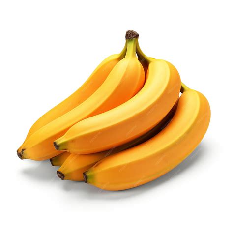 Premium Photo Bunch Of Bananas Isolated On White Background