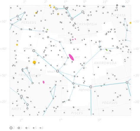 Andromeda, the Chained Maiden Constellation | TheSkyLive.com