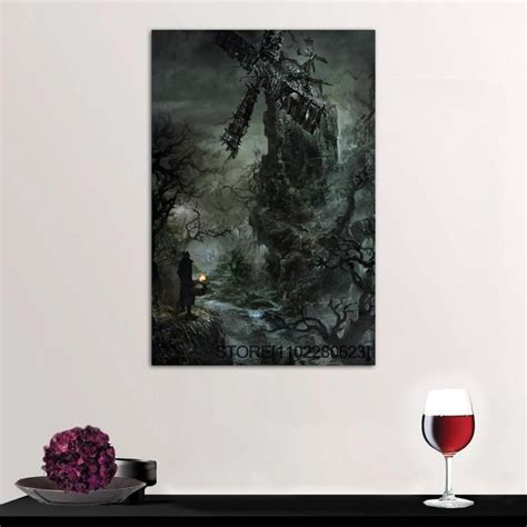 Bloodborne The Hunter Canvas Wallart Bloodborne Store