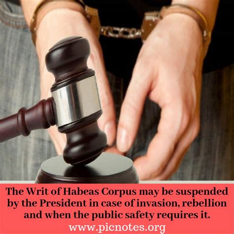 The Writ Of Habeas Corpus Corpus Custody Court Order