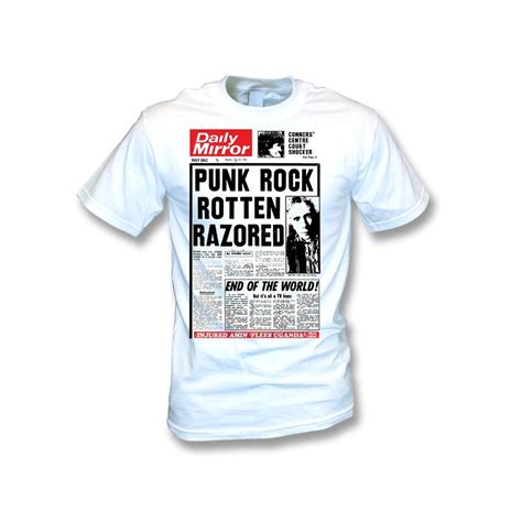 Sex Pistols Rotten Razored T Shirt
