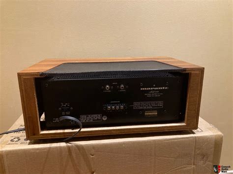 Marantz 250 140 Power Amplifiers With Wood Cases In Excellent