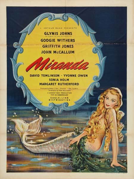 Glynis Johns Mermaid