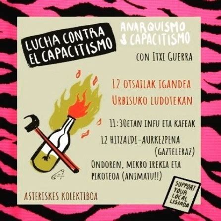 Presentación Lucha contra el capacitismo el 12 de febrero en la