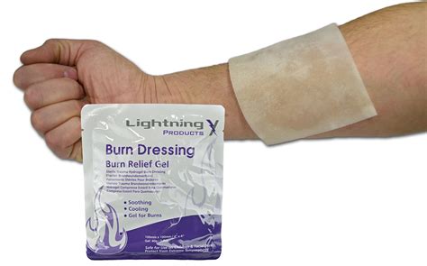 Lightning X Cooling Burn Relief Gel X Burn Dressing Sterile