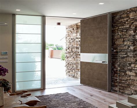 Modern Villa European Luxury Pivot Entrance Door Double Pivot Door